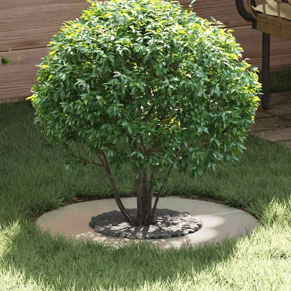 adapté pour anneau d'arbre plat Argent Ø30/60 cm