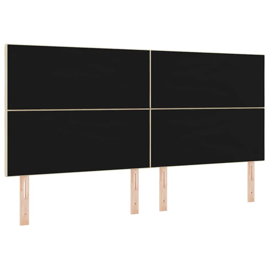 Tête de lit Crème 200 cm tissu - 6