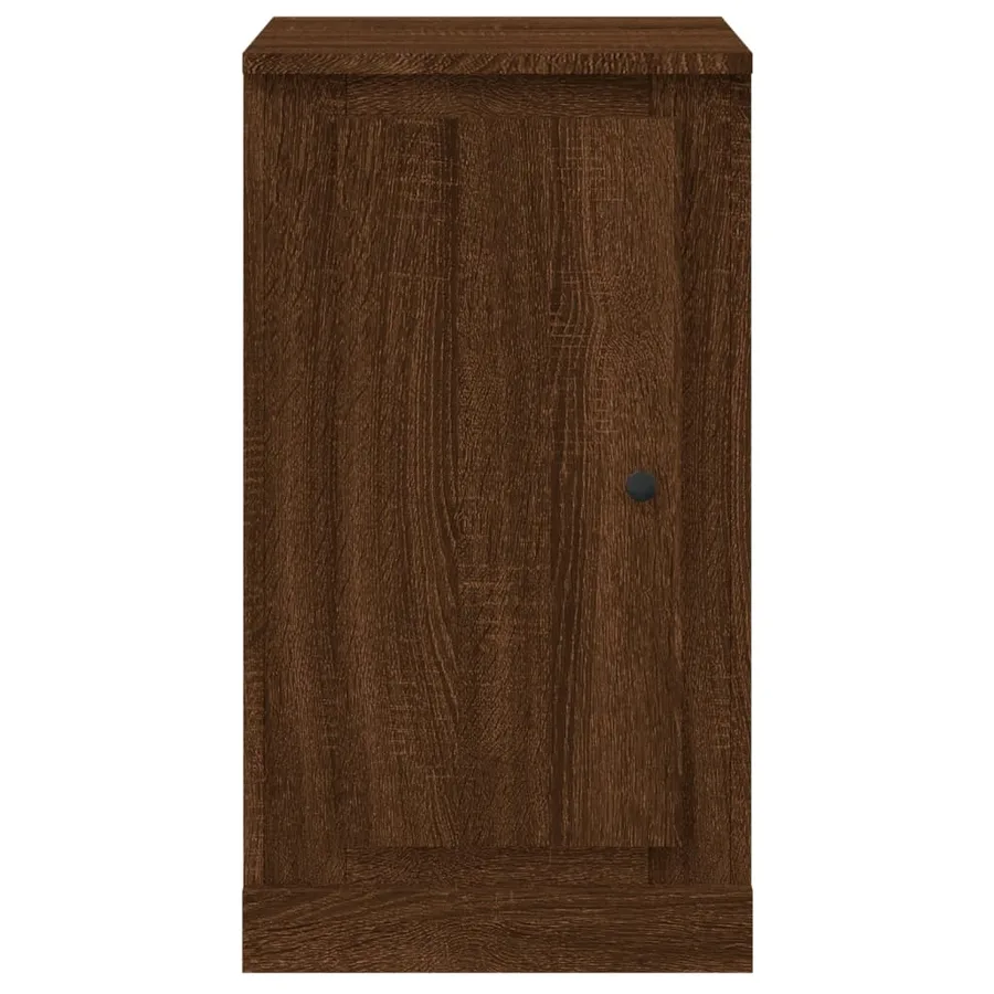 Buffet chêne marron 37,5x35,5x67,5 cm bois d'ingénierie - 7