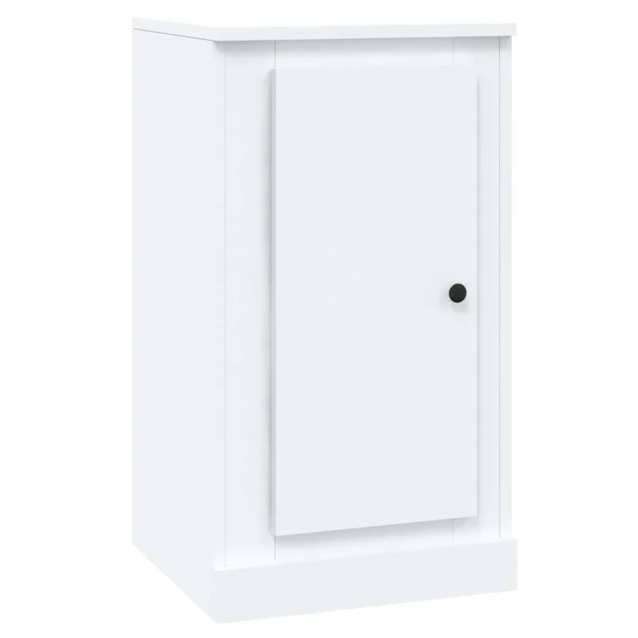 Buffet blanc 37,5x35,5x67,5 cm bois d'ingénierie - 2