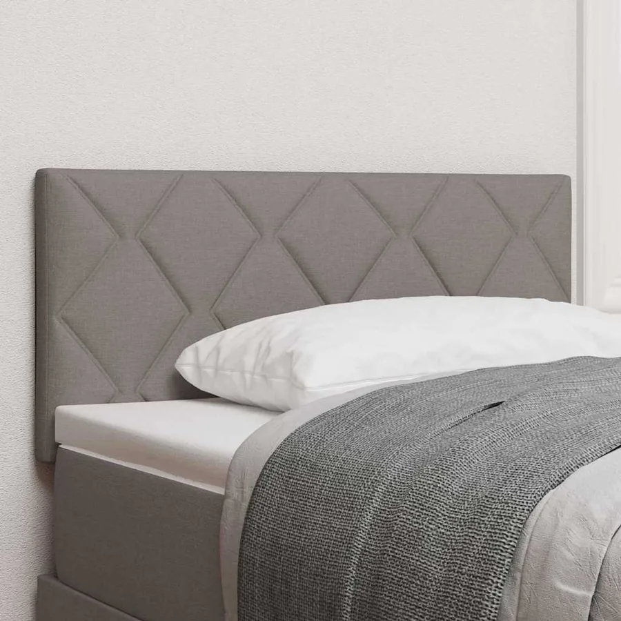 Tête de lit Taupe 100 cm tissu