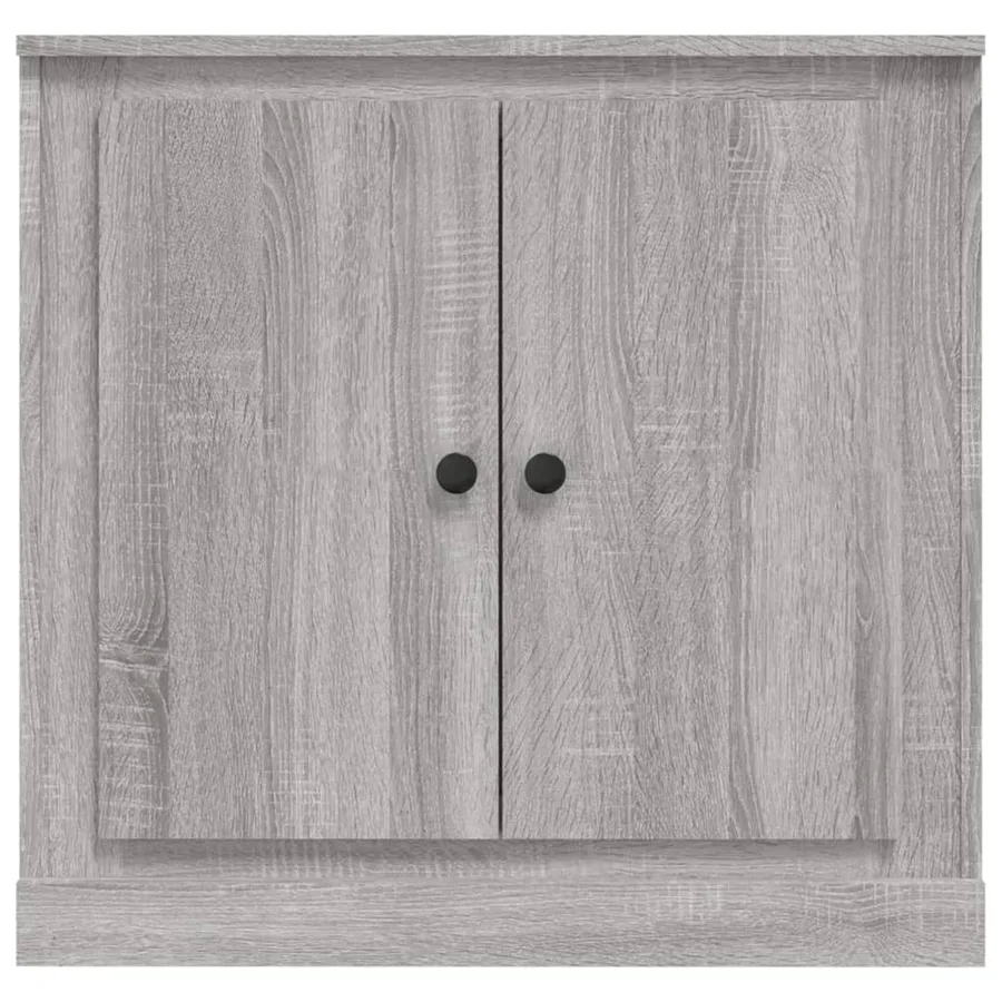 Buffet sonoma gris 70x35,5x67,5 cm bois d'ingénierie - 6
