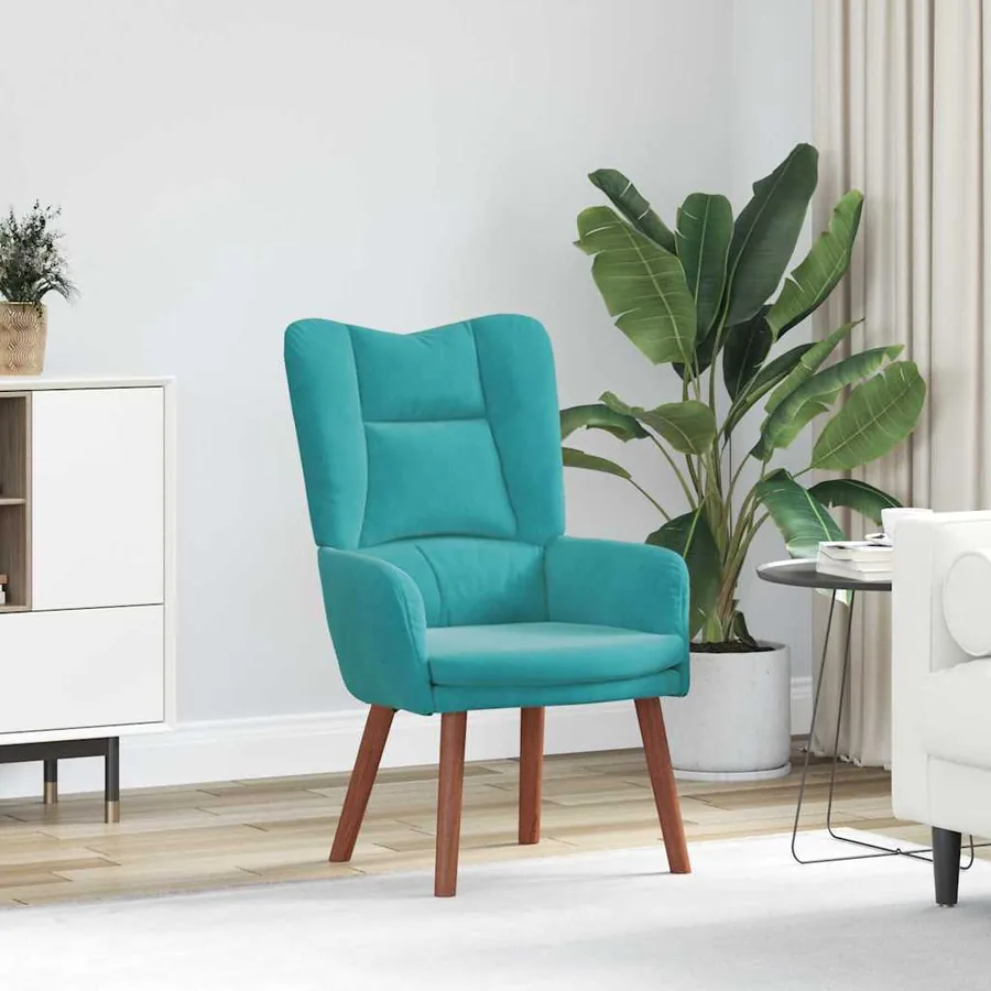 fauteuil Turquoise 63 x 67 x 94 cm Velours