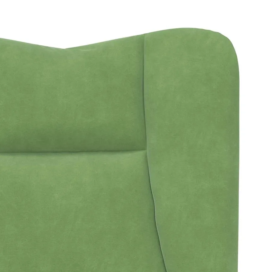 fauteuil Vert clair 63 x 67 x 94 cm Velours - 7