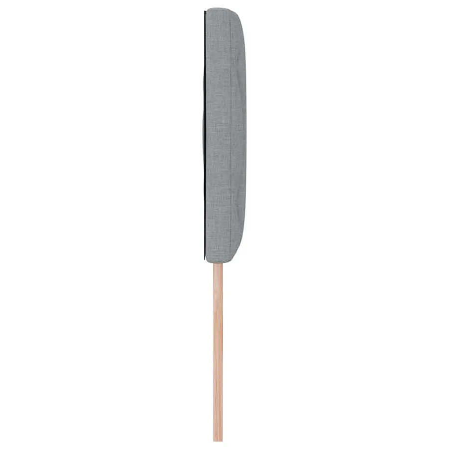 Tête de lit LED Gris clair 160 cm tissu - 6
