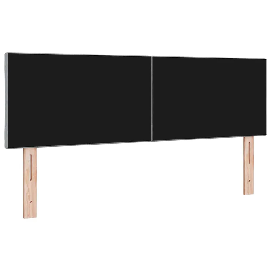 Tête de lit LED Gris clair 160 cm tissu - 7