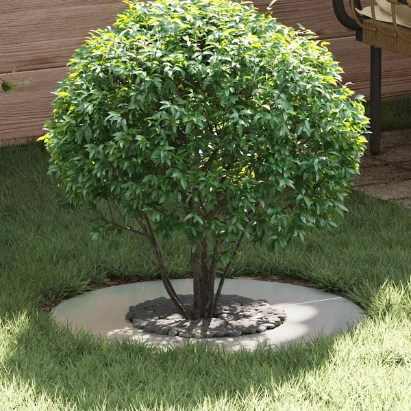 adapté pour anneau d'arbre plat Argent Ø30/60 cm