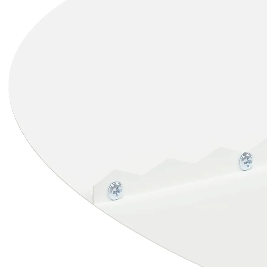 adapté pour anneau d'arbre plat Blanc Ø30/60 cm Acier - 6