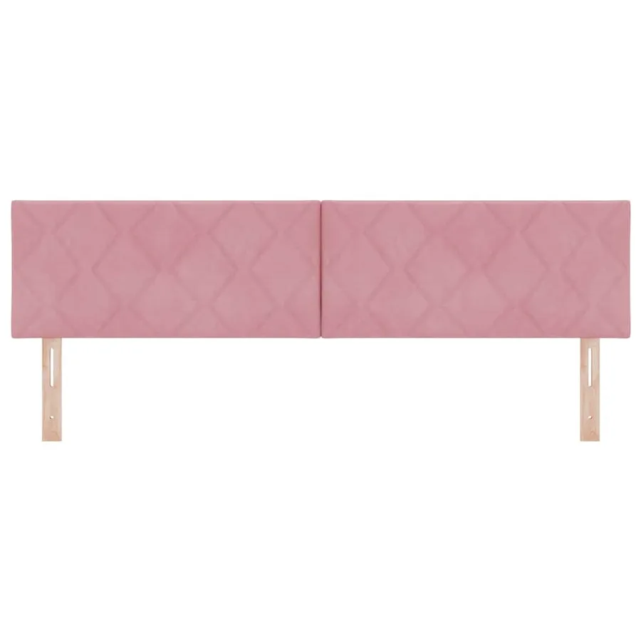 Tête de lit Rose 180 cm Velours - 4