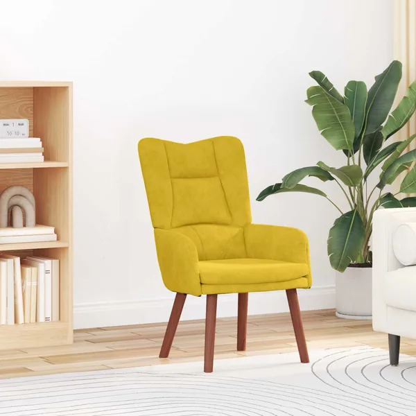 fauteuil Jaune 63 x 67 x 94 cm Velours
