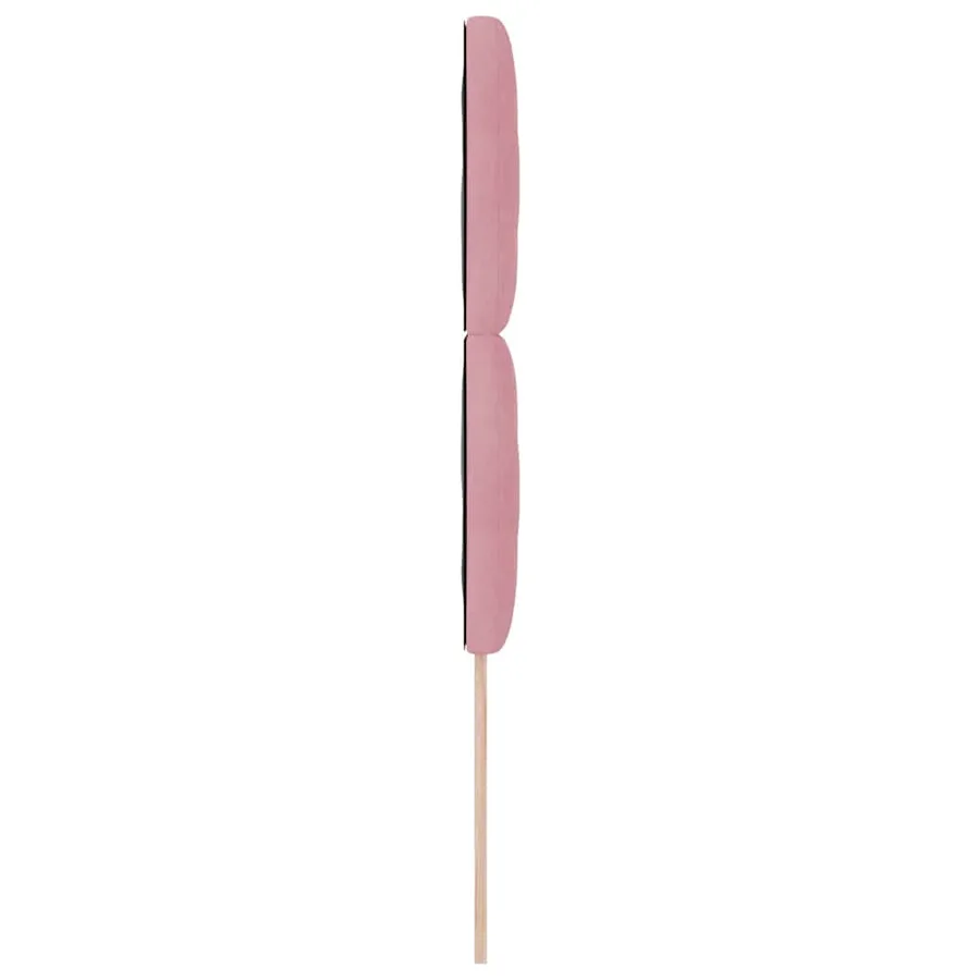 Tête de lit Rose 90 cm Velours - 5