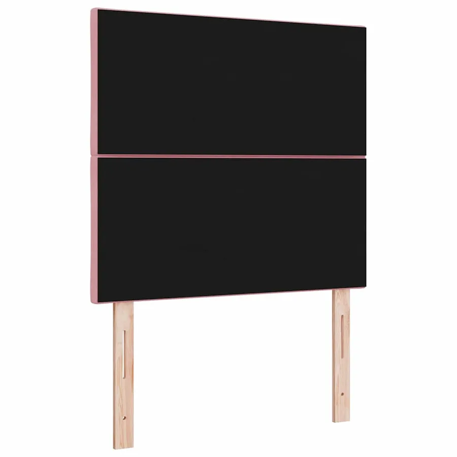 Tête de lit Rose 90 cm Velours - 6