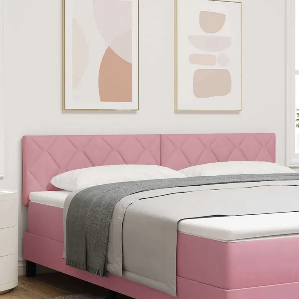 Tête de lit LED Rose 180 cm Velours