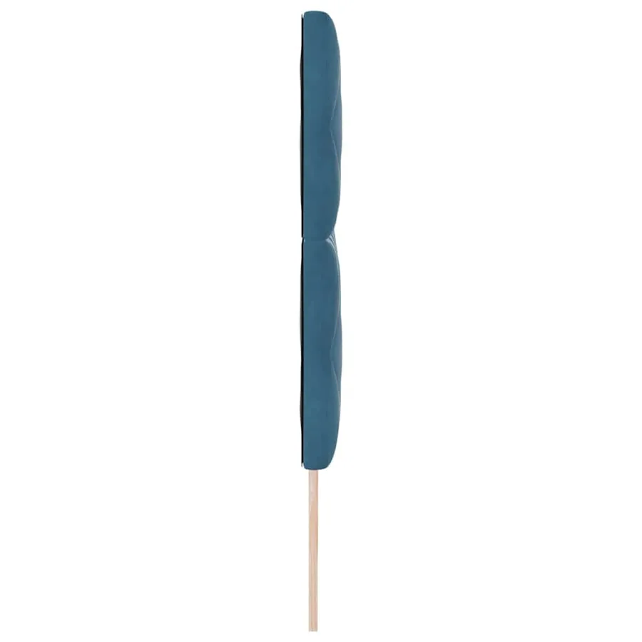 Tête de lit Bleu foncé 180 cm Velours - 5