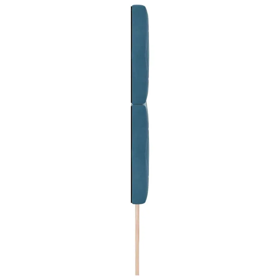 Tête de lit Bleu foncé 180 cm Velours - 5