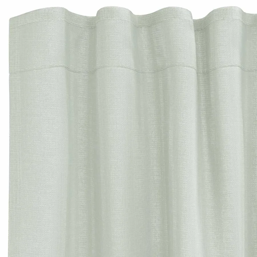 Rideaux en voile à œillets 2 pcs gris clair - 5