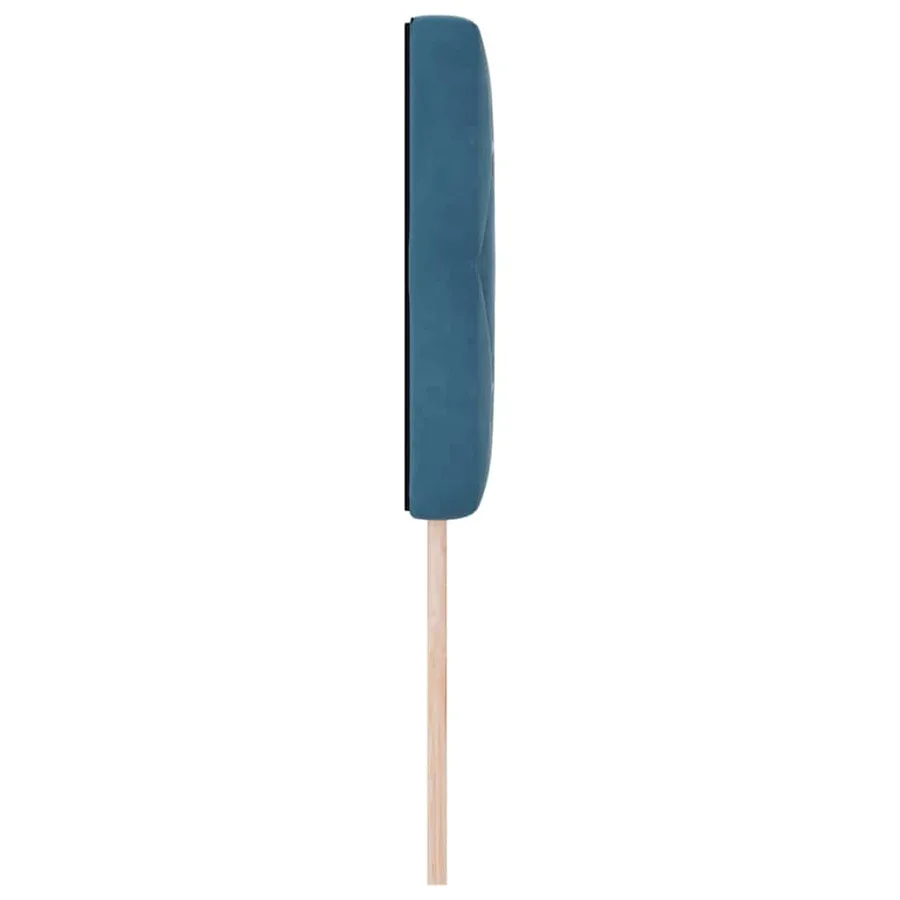 Tête de lit Bleu foncé 80 cm Velours - 5