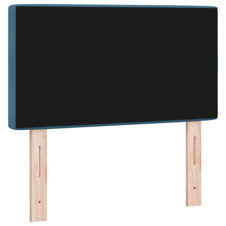 Tête de lit Bleu foncé 80 cm Velours - 6