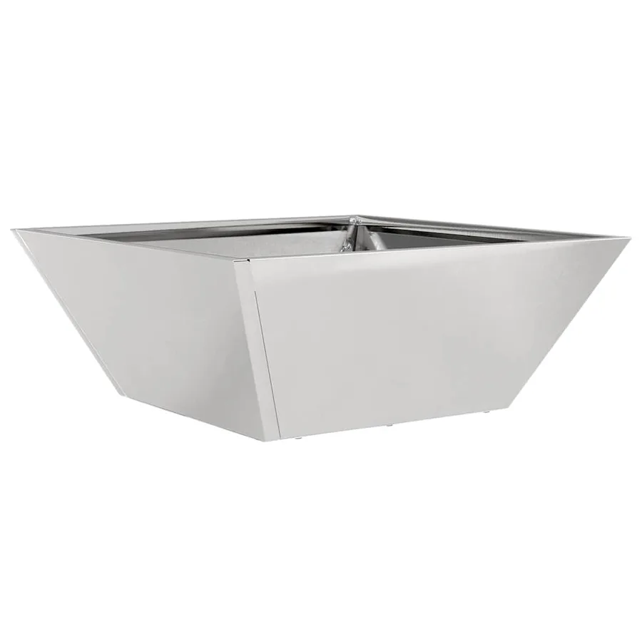 Cache-pot de jardin 5 pc Argent 40 x 40 x 15 cm - 5