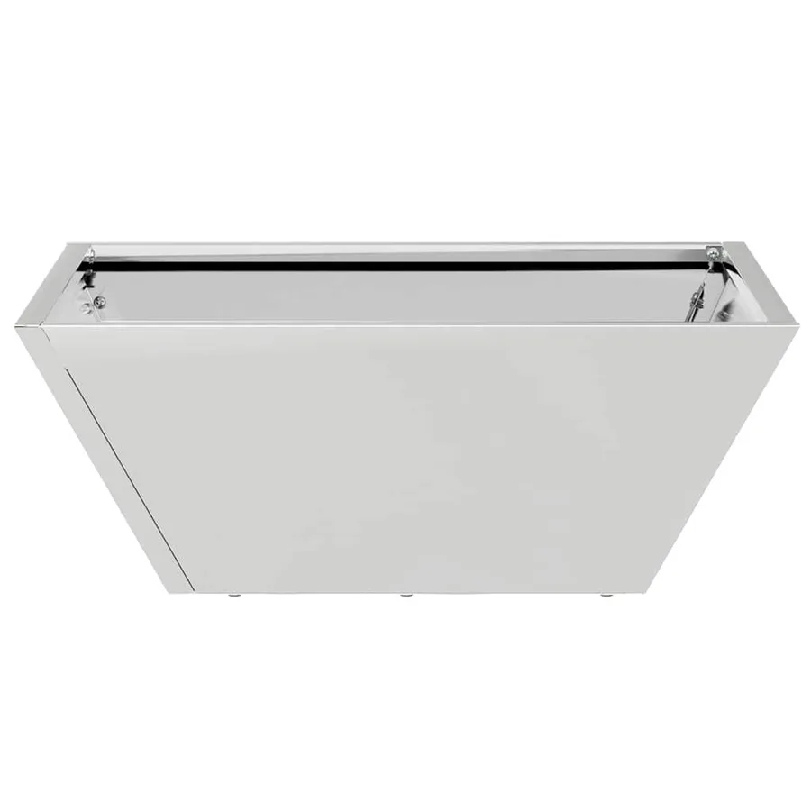 Cache-pot de jardin 5 pc Argent 40 x 40 x 15 cm - 6
