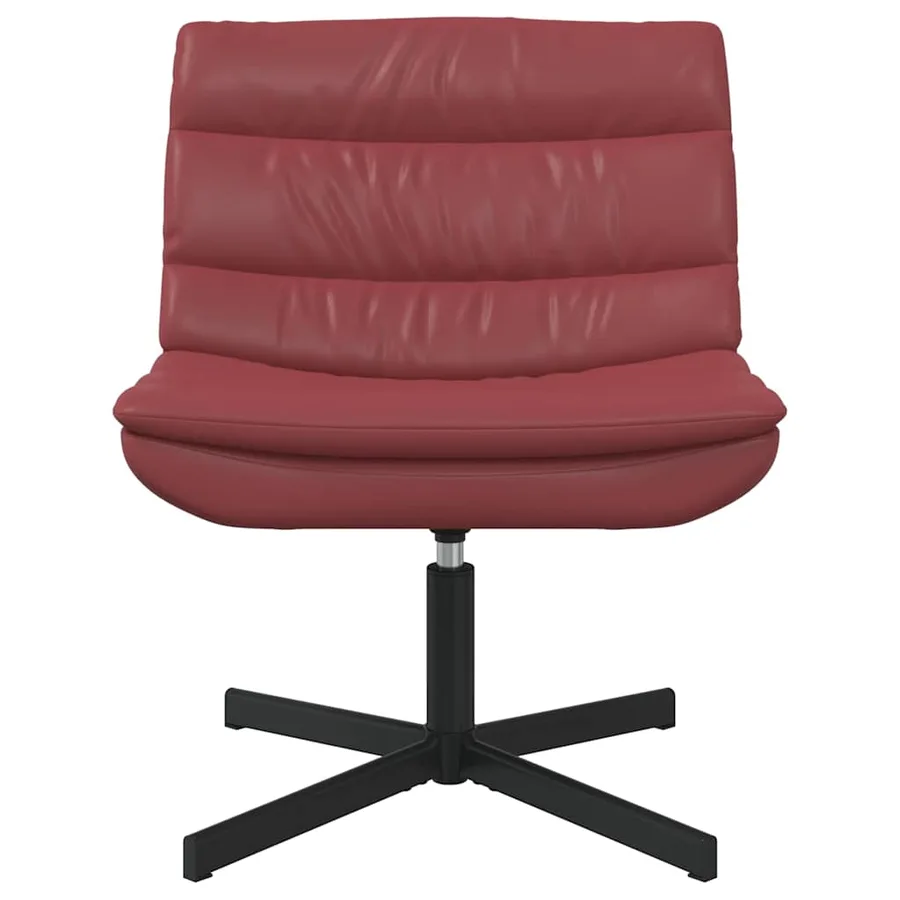 Chaise pivotante Bordeaux 63 x 75 x 76 cm Simili cuir - 4