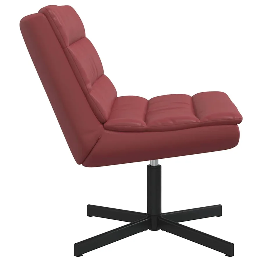 Chaise pivotante Bordeaux 63 x 75 x 76 cm Simili cuir - 5