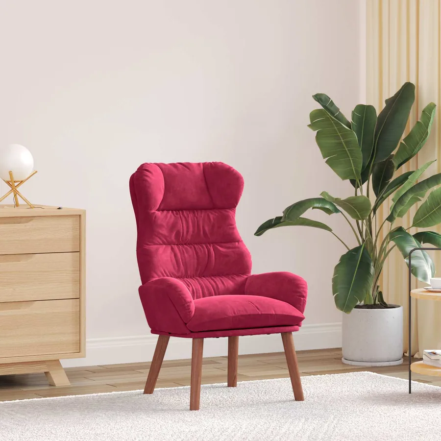 fauteuil Bordeaux 69 x 74 x 93 cm Velours