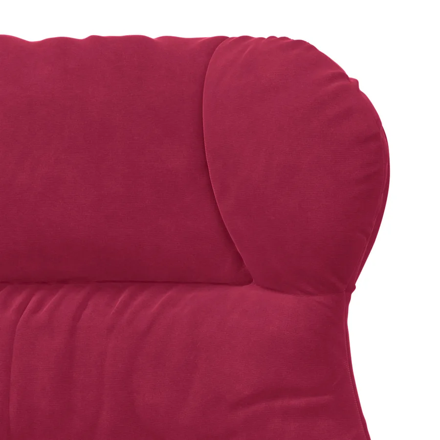 fauteuil Bordeaux 69 x 74 x 93 cm Velours - 7