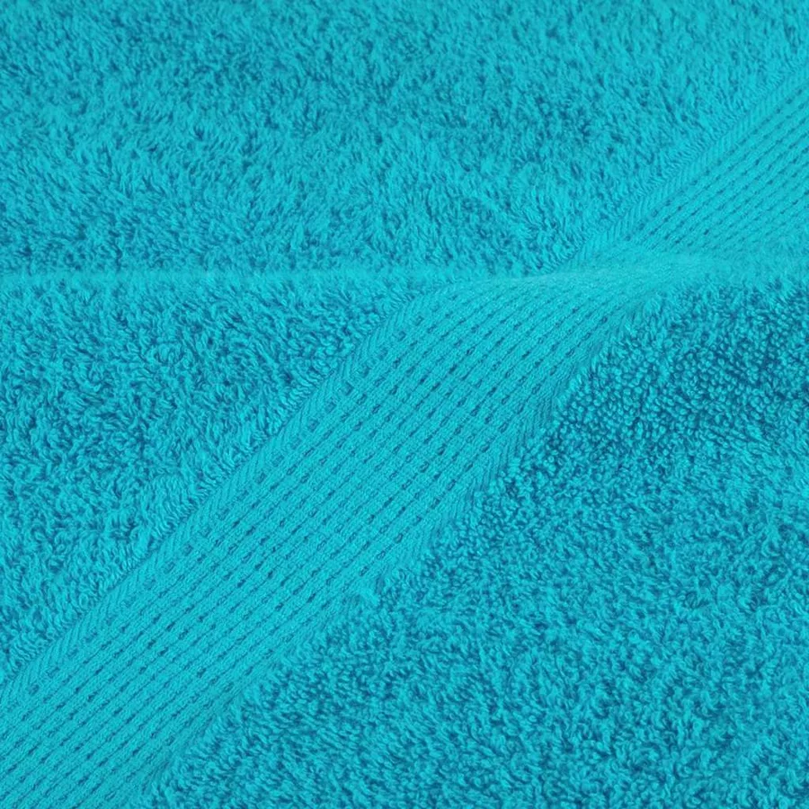 Serviette Invité SOLUND 4 pc Turquoise 15 x 21 cm 550 gsm - 6