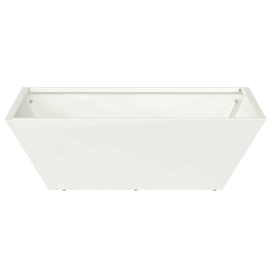 Cache-pot de jardin 5 pc Blanc 50 x 50 x 15 cm - 7
