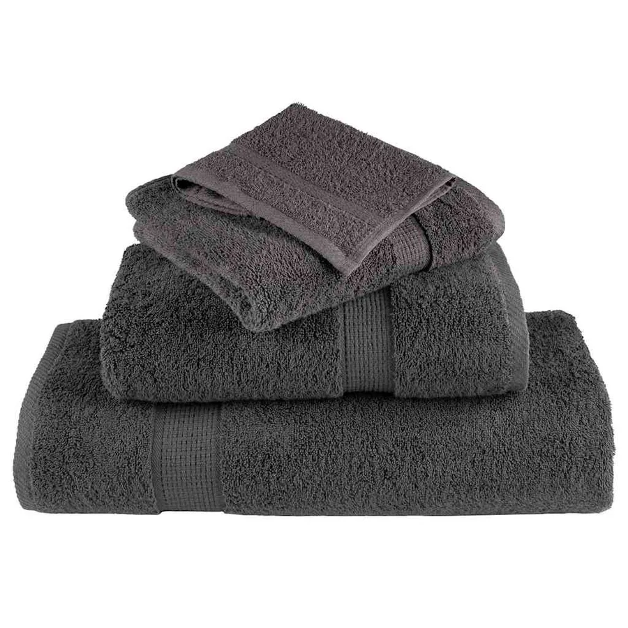 Serviette Invité SOLUND 10 pc Anthracite 15 x 21 cm 550 gsm - 3