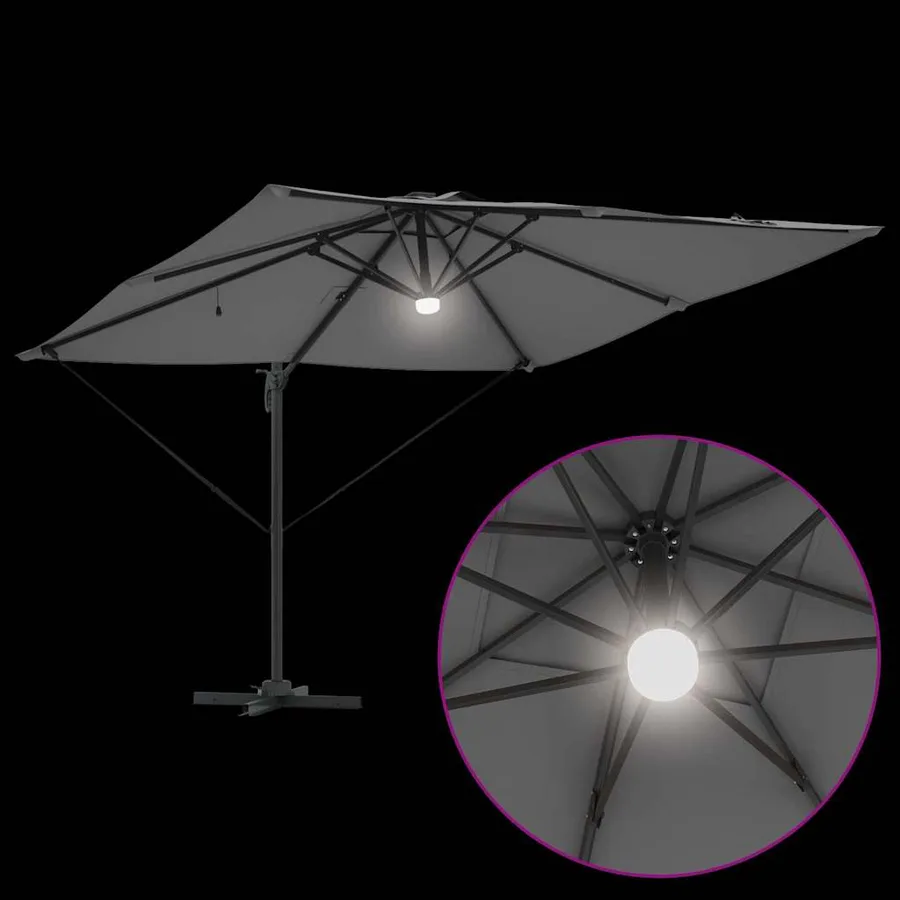 Parasol Roma Anthracite 286 x 284 x 270 cm - 11