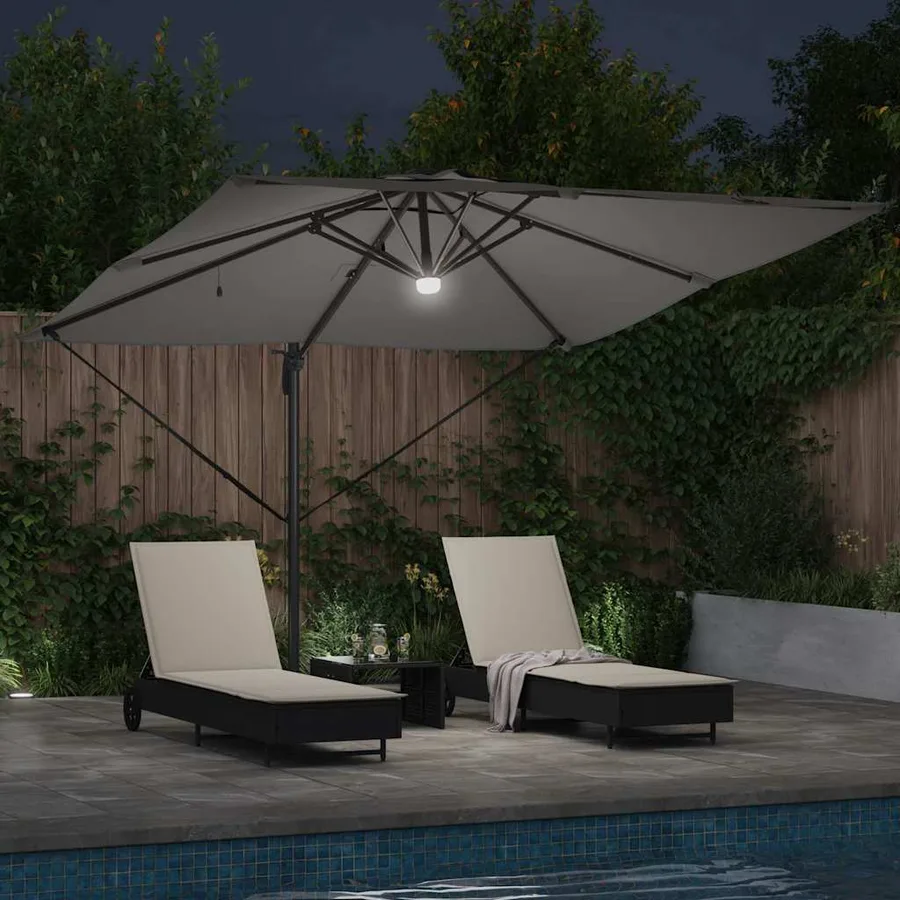 Parasol Roma Anthracite 286 x 284 x 270 cm - 4