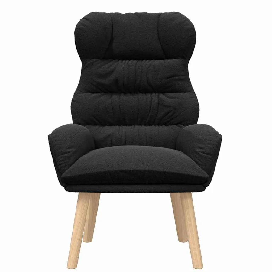 fauteuil Noir 69 x 74 x 93 cm Tissu Sherpa - 4