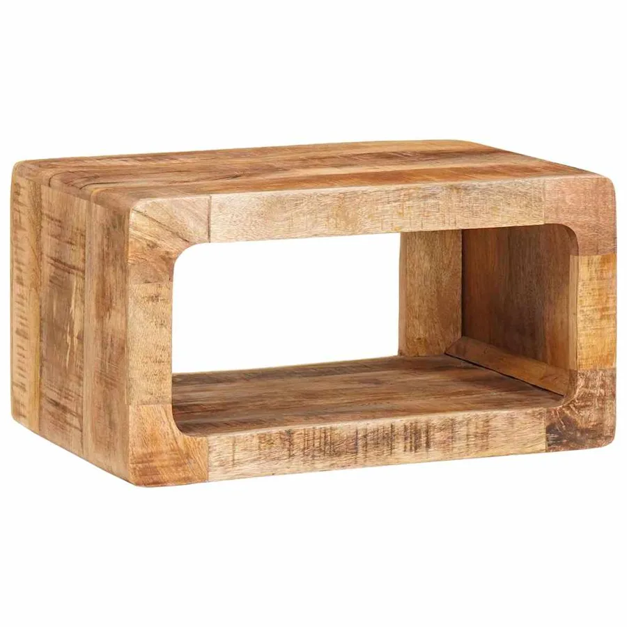 Table de chevet 2 pcs Marron Bois de mangue massif - 2