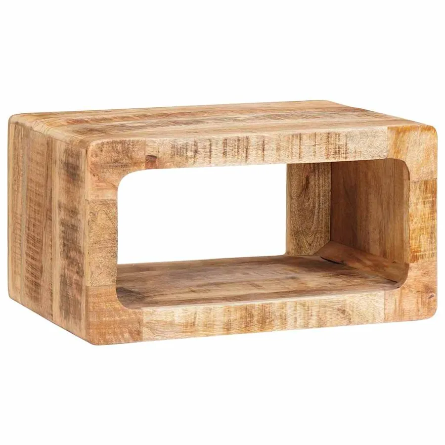 Table de chevet 2 pcs Marron Bois de mangue massif - 4