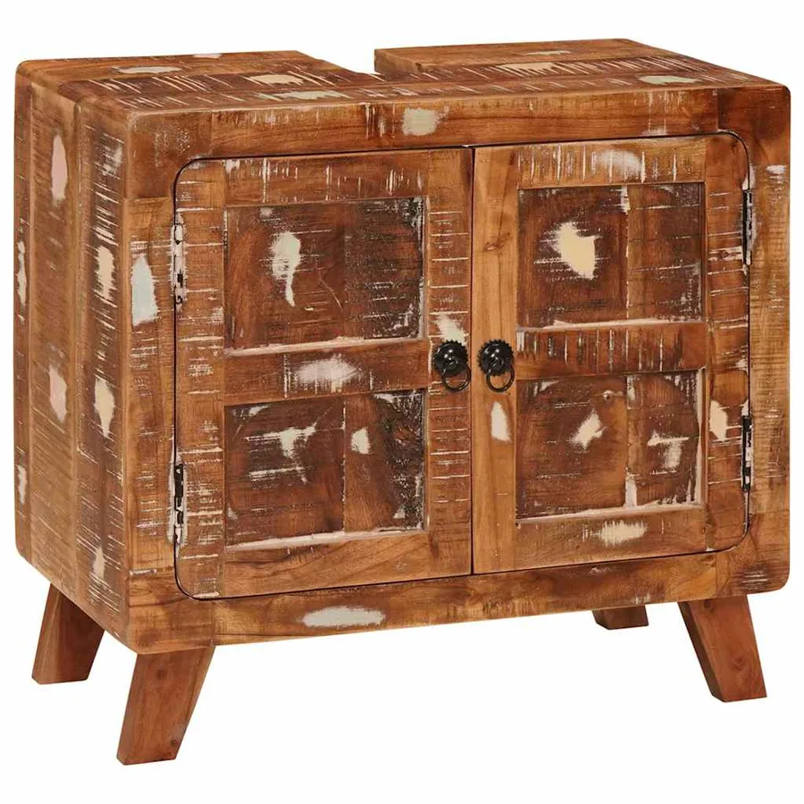 Armoire de salle de bain avec étagère avec stockage avec porte - 2
