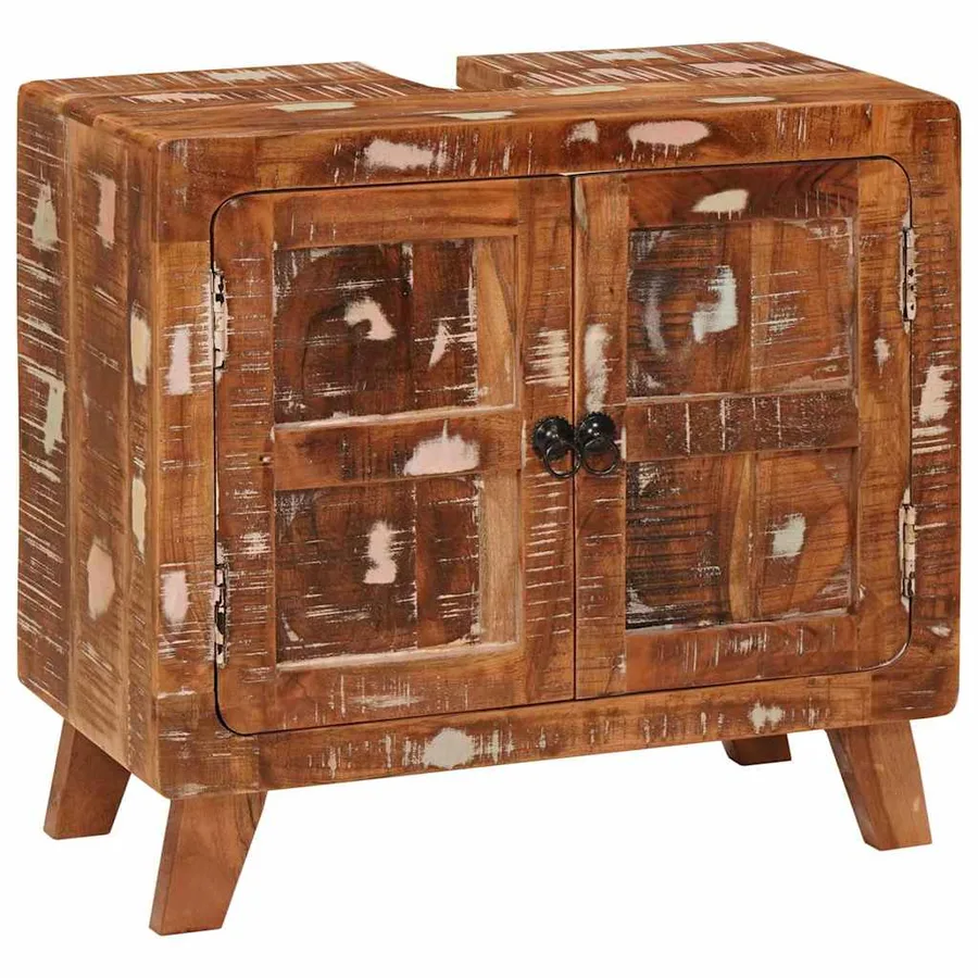 Armoire de salle de bain avec étagère avec stockage avec porte - 3