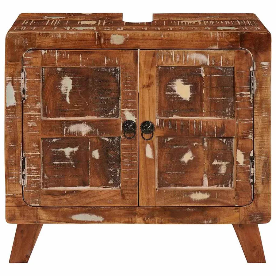 Armoire de salle de bain avec étagère avec stockage avec porte - 6