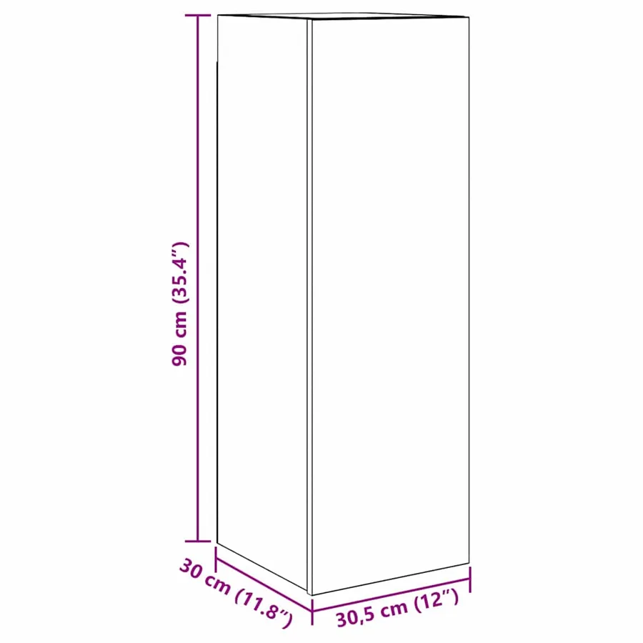 Ensemble meuble TV 9 pcs Chêne noir Bois d'ingénierie - 15