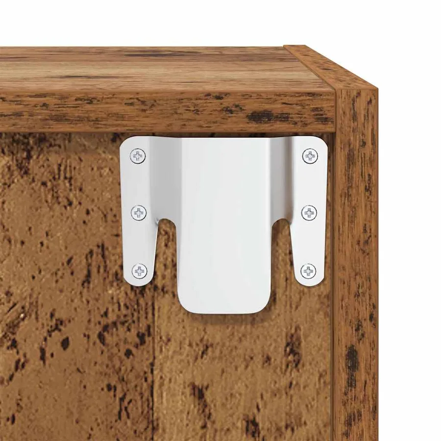 Ensemble meuble TV 2 pcs Bois Ancien 37 x 37 x 72 cm - 7