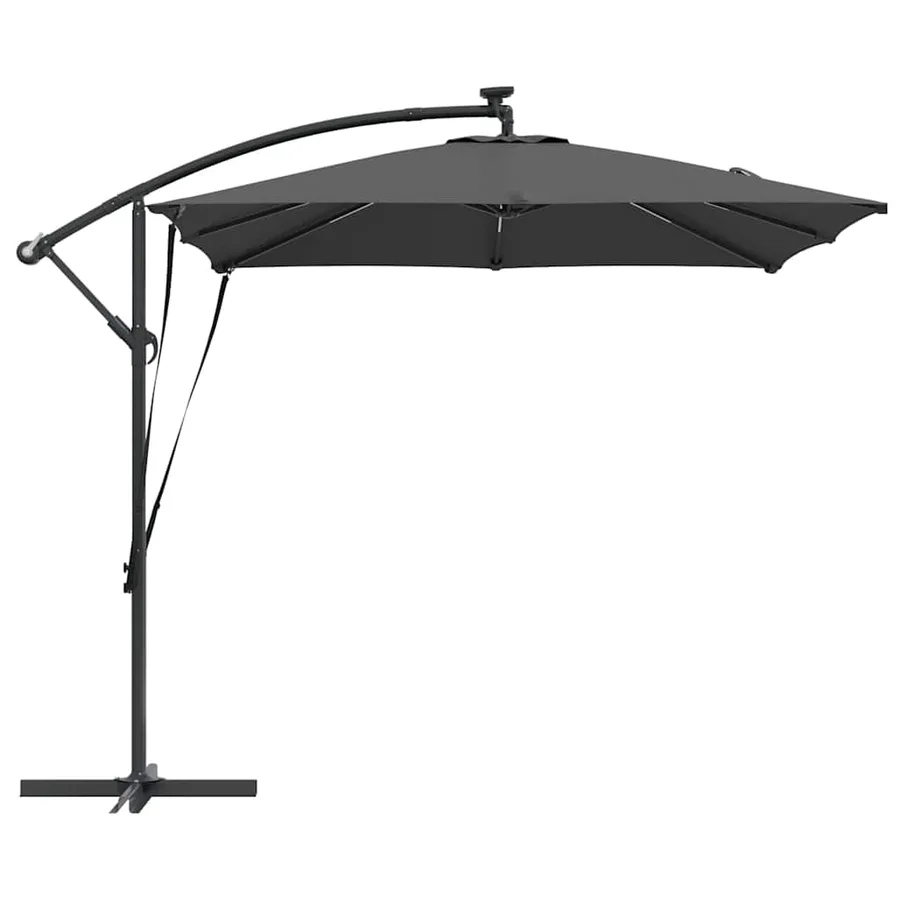 Parasol Anthracite 249 x 249 x 250 cm Polyester et Aluminium - 7