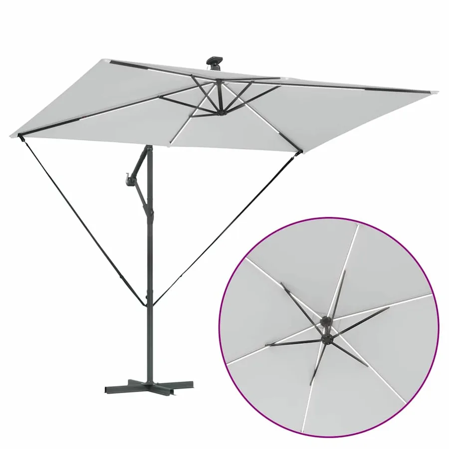 Parasol Sable 294 x 200 x 270 cm Polyester et Aluminium - 12