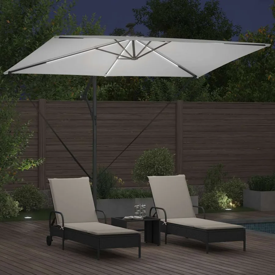 Parasol Sable 294 x 200 x 270 cm Polyester et Aluminium - 4