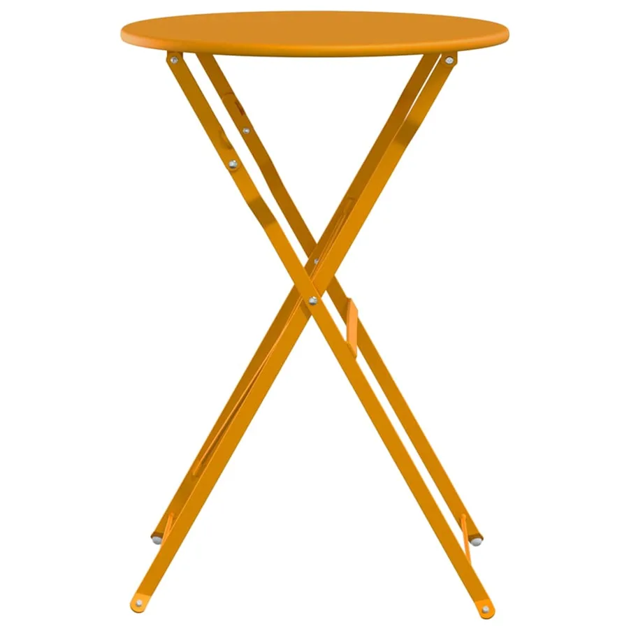 Table bistrot Moutarde Ø 50 x 71 cm Acier revêtu de poudre - 5