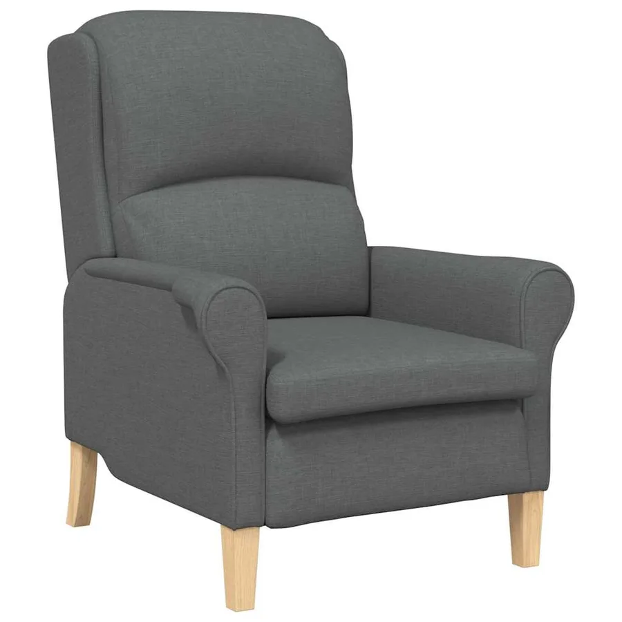 fauteuil Gris foncé tissu - 2