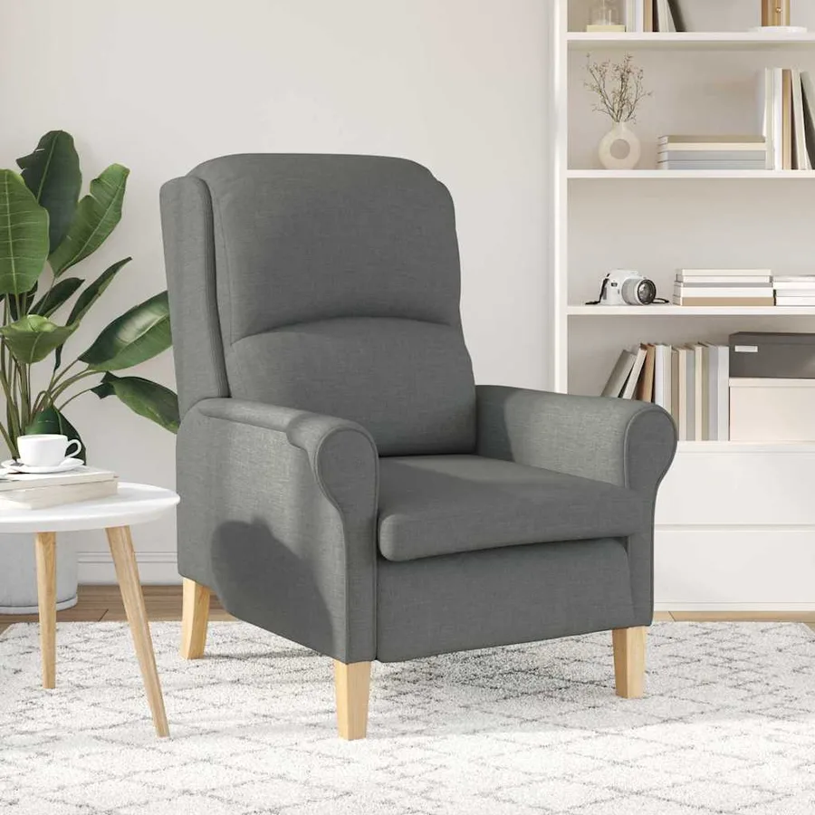 fauteuil Gris foncé tissu - 3