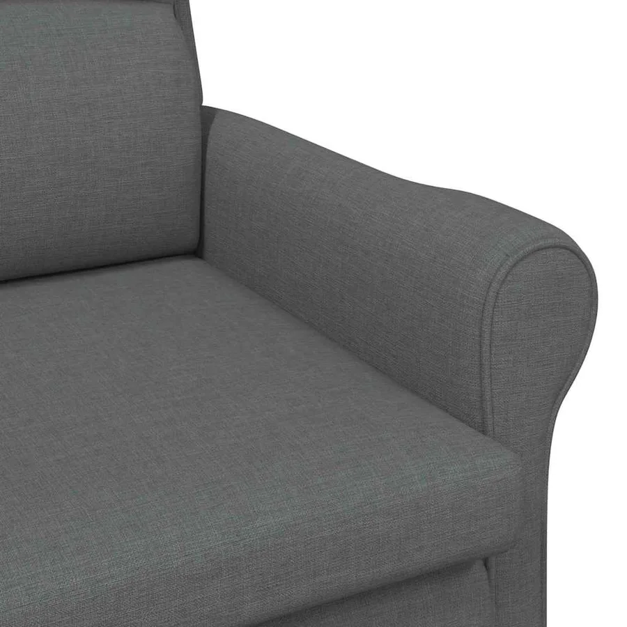fauteuil Gris foncé tissu - 7