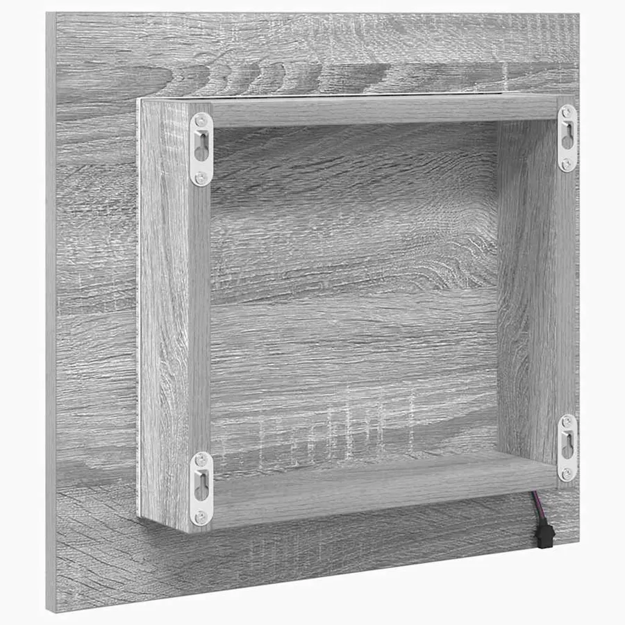 Miroir de salle de bain LED Gris Sonoma 40 x 37 x 8.5 cm - 7