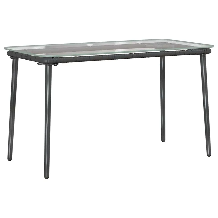 Ensemble de meubles de jardin 4 pcs Noir et anthracite - 7